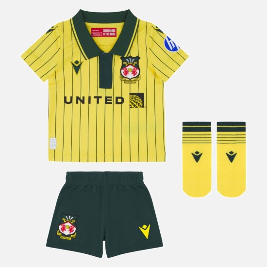 Kit visitante 2025/26 del Wrexham AFC para niño Kit visitante 2025/26 del Wrexham AFC para niño