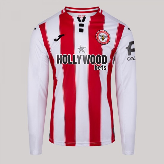Camiseta Local Manga Larga Mujer Brentford 2025/26