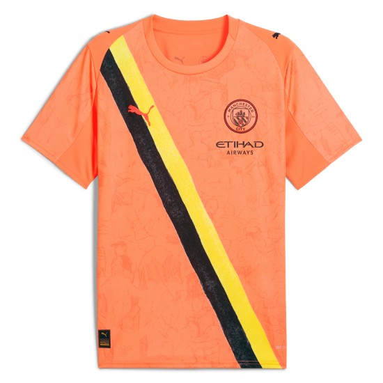 Camiseta hombre Manchester City 2025/26 KidSuper - Naranja