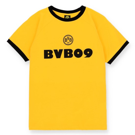Camiseta retro de los 70 del BVB Borussia Dortmund para mujer