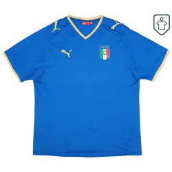 Camiseta retro local Italia 2007/08 para hombre