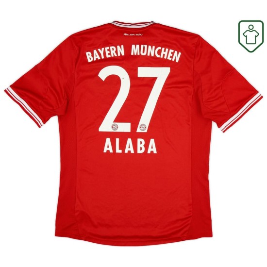 Camiseta retro Bayern Múnich 2013/14 local para hombre Alaba #27 Camiseta retro Bayern Múnich 2013/14 local para hombre Alaba #27