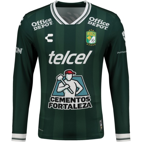 Camiseta local de manga larga del Club León 2025/26 para mujer