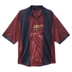 Camiseta Hombre FC Barcelona X TRAVIS SCOTT Retro 2000/01 Home Esqueleto