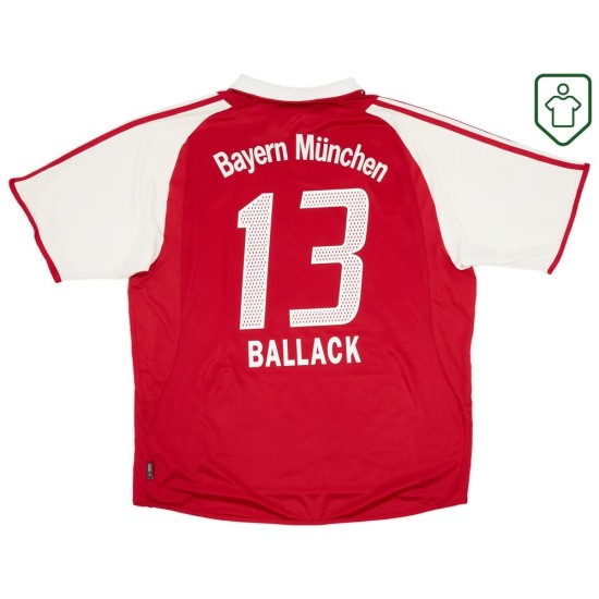 Camiseta retro Bayern Múnich 2003/04 local para hombre Ballack #13
