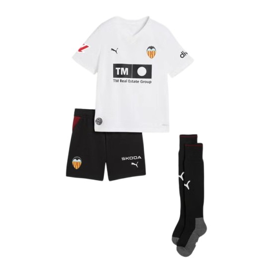 Equipación de niño Valencia CF 2026/27 de local