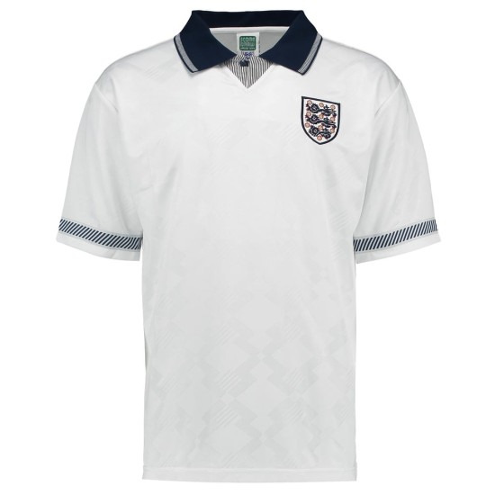 Camiseta retro Inglaterra Mundial 1990 hombre