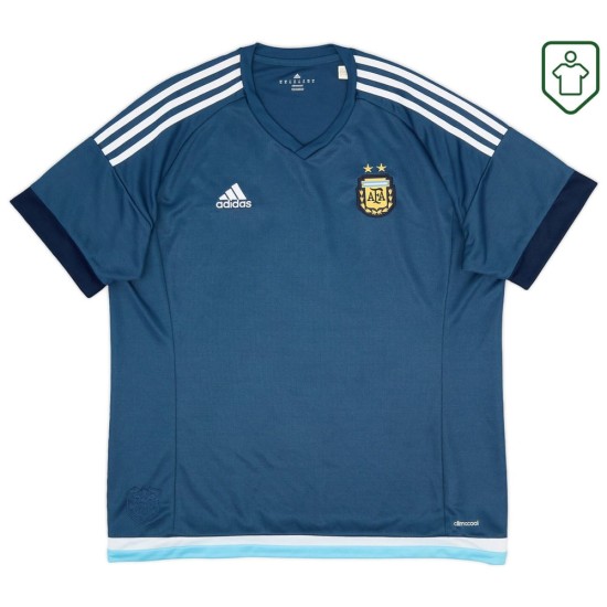 Camiseta retro visitante Argentina 2015/16 para hombre