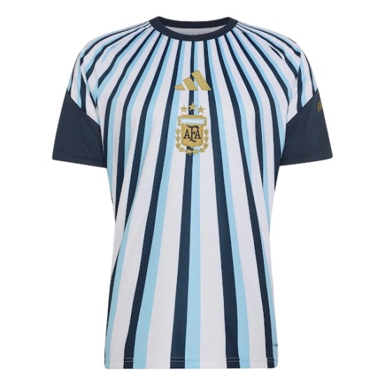 Camiseta de calentamiento tercera Mundial 2026 de Argentina para hombre Camiseta de calentamiento tercera Mundial 2026 de Argentina para hombre