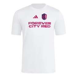 Camiseta Tercera Hook AEROREADY 2025 del St. Louis City SC para Hombre - Blanca