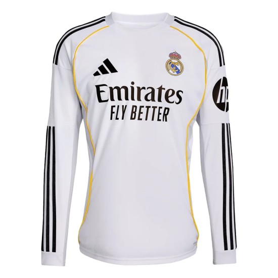 Camiseta local de manga larga del Real Madrid 2025/26 para mujer