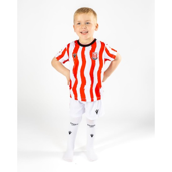 Kit local 2025/26 del Stoke City para niño Kit local 2025/26 del Stoke City para niño