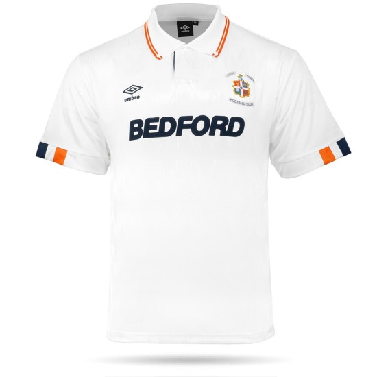Camiseta retro de local del Luton Town para mujer 1989/90