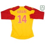 Hombre Camiseta retro local manga larga RC Lens 2010/11 Varane #14 Hombre Camiseta retro local manga larga RC Lens 2010/11 Varane #14