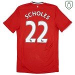 Camiseta retro local hombre Manchester United 2011/12 Scholes #22