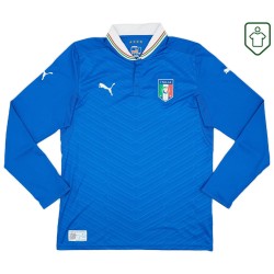 Camiseta retro de manga larga local Italia 2012/13 para hombre