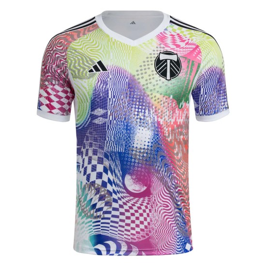 Camiseta Previa al Partido Tercera 2025 del Portland Timbers para Hombre - Blanca