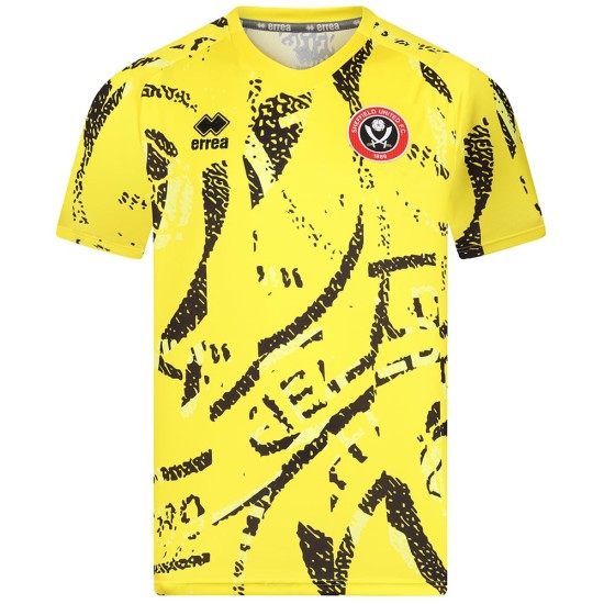 Camiseta de calentamiento tercera de hombre Sheffield United 2025/26 - Amarillo Camiseta de calentamiento tercera de hombre Sheffield United 2025/26 - Amarillo