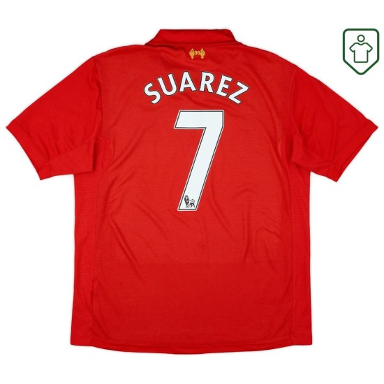 Camiseta retro local hombre Liverpool 2012/13 Suarez #7