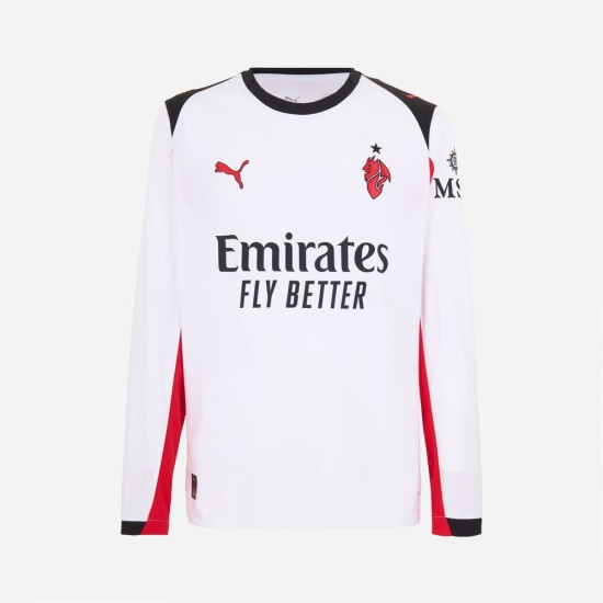 Camiseta de Visitante de Manga Larga Milan Hombre 2025/26