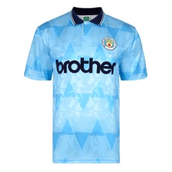 Camiseta Retro de Local Manchester City 1989 para Hombre