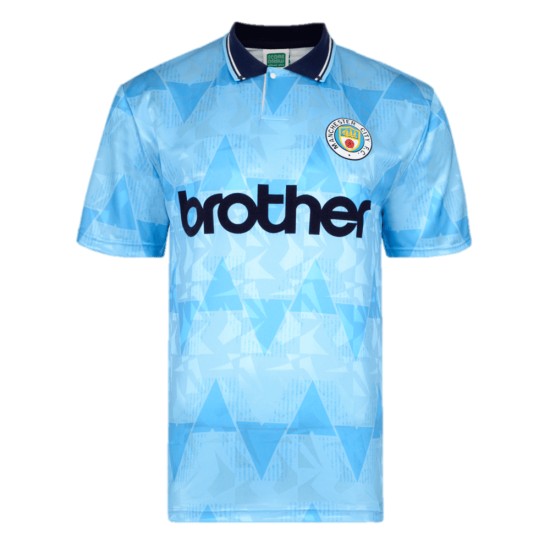 Camiseta Retro Local Mujer Manchester City 1989