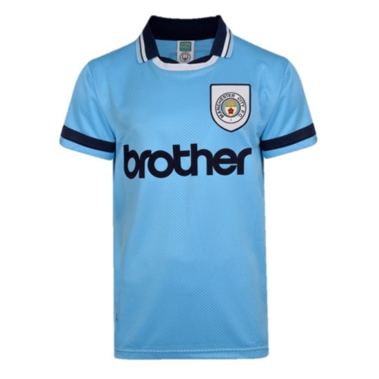 Camiseta Retro de Local Manchester City 1994 para Hombre