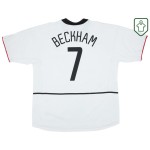 Camiseta retro visitante hombre Manchester United 2002/03 Beckham #7
