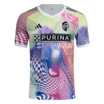 Camiseta Previa al Partido Tercera 2025 del St. Louis City SC para Hombre - Blanca