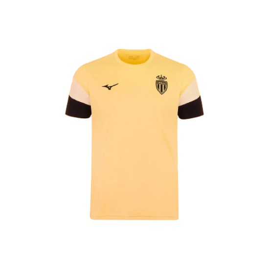 Hombre AS Mónaco 2025/26 Tercera Camiseta de Previa - Amarillo
