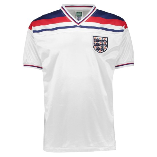 Camiseta retro Inglaterra Mundial 1982 hombre Camiseta retro Inglaterra Mundial 1982 hombre