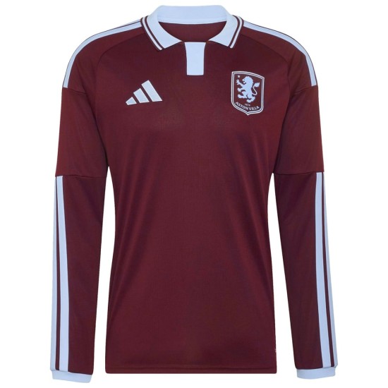 Camiseta Aston Villa 2026/27 Home de Manga Larga para Niño Camiseta Aston Villa 2026/27 Home de Manga Larga para Niño