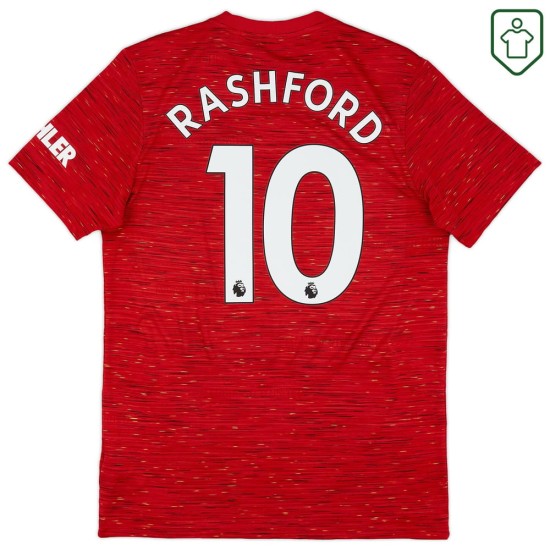 Camiseta retro local hombre Manchester United 2020/21 Rashford #10
