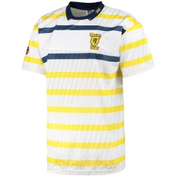 Camiseta retro visitante Escocia 1990 para hombre