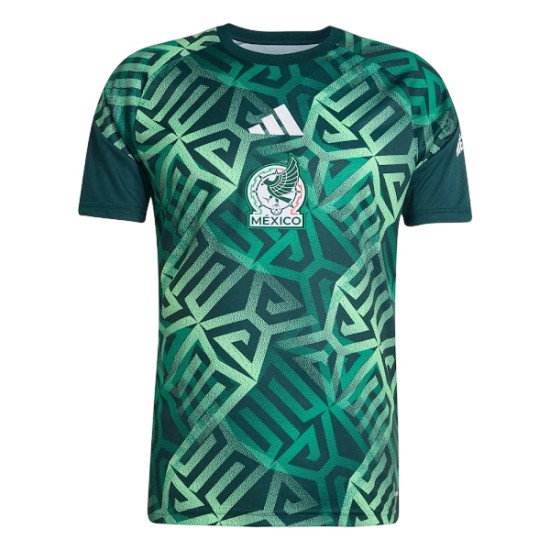 Camiseta de calentamiento tercera Mundial 2026 de México para niños Camiseta de calentamiento tercera Mundial 2026 de México para niños