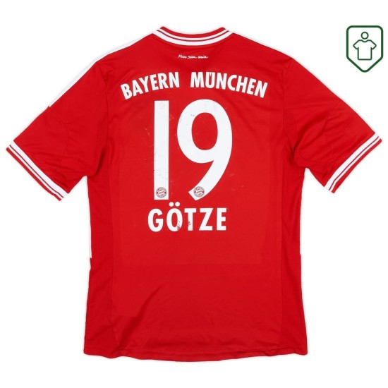 Camiseta retro Bayern Múnich 2013/14 local para hombre Götze #19