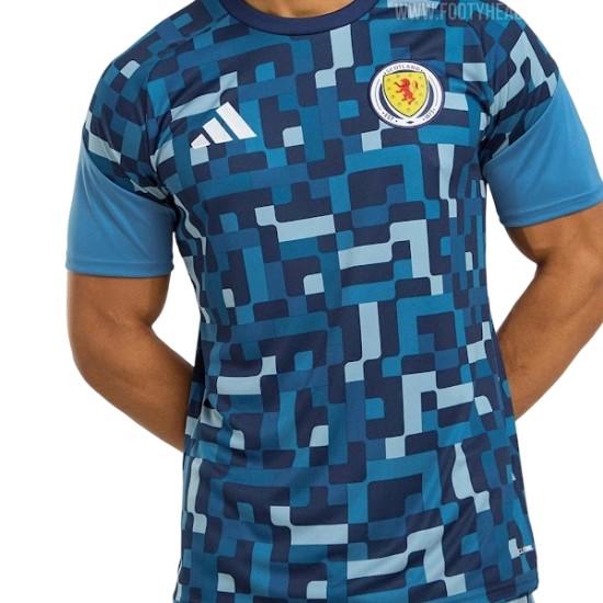Camiseta de calentamiento tercera Mundial 2026 de Escocia para hombre Camiseta de calentamiento tercera Mundial 2026 de Escocia para hombre