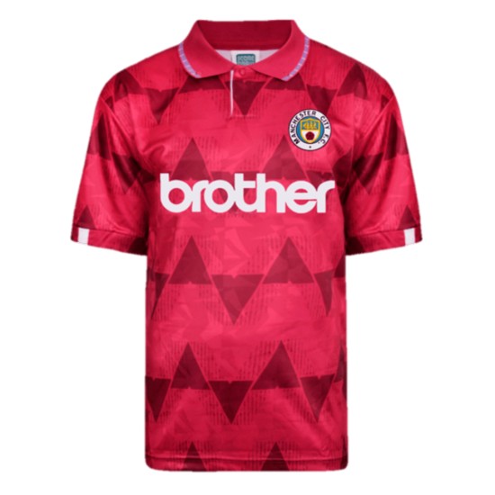Camiseta Retro Visitante Mujer Manchester City 1989