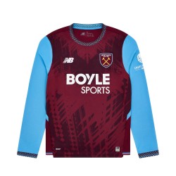 Camiseta de Manga Larga de Local West Ham United 2026/27 para Niño