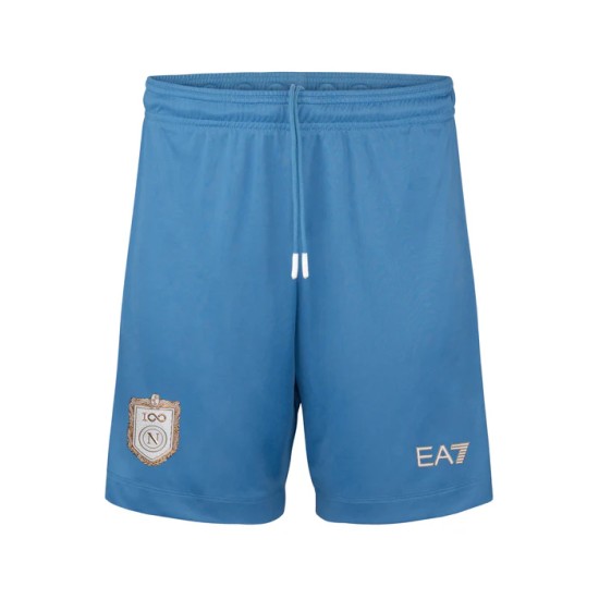 Pantalones Cortos de Local Nápoles 2026/27 Infantil - Azul