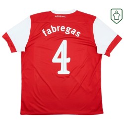 Camiseta retro local hombre Arsenal 2010/11 Fabregas #4