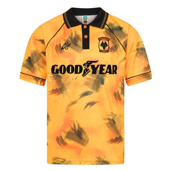 Mujeres Wolverhampton Wanderers 1993 Casa Retro Camiseta Mujeres Wolverhampton Wanderers 1993 Casa Retro Camiseta