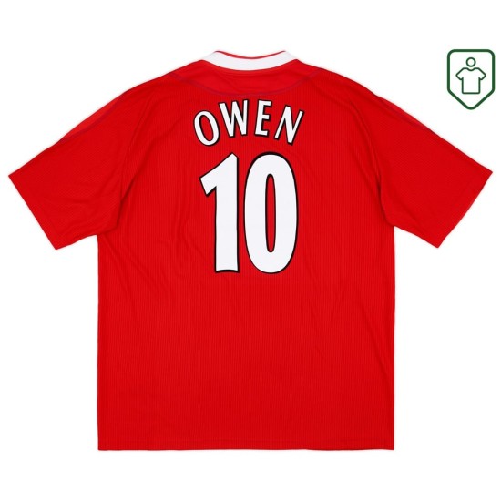 Camiseta retro local hombre Liverpool 2002/04 Owen #10