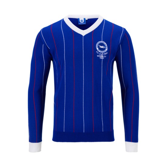 Camiseta Retro Final FA Cup Brighton & Hove Albion 1983 para Hombre