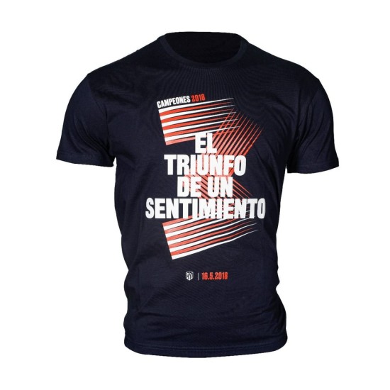 Camiseta Retro ATLÉTICO MADRID CAMPEONES EUROPA LEAGUE 2018 para Mujer