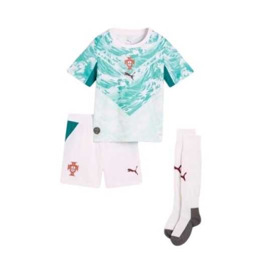 Conjunto infantil visitante Portugal 2026 Copa del Mundo Conjunto infantil visitante Portugal 2026 Copa del Mundo