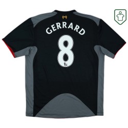 Camiseta retro visitante hombre Liverpool 2012/13 Gerrard #8