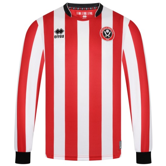 Camiseta de manga larga local 2025/26 del Sheffield United para mujer Camiseta de manga larga local 2025/26 del Sheffield United para mujer