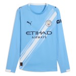 Camiseta Manga Larga Local Manchester City 2025/26 Mujer