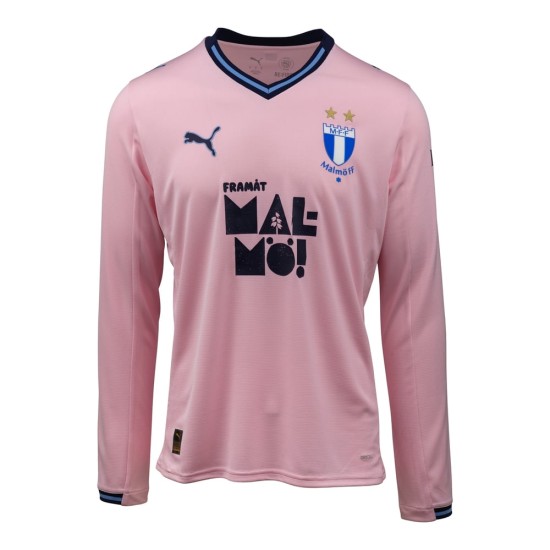 Camiseta de Visitante de Manga Larga Malmö FF 2025 para Niño - Rosa Camiseta de Visitante de Manga Larga Malmö FF 2025 para Niño - Rosa
